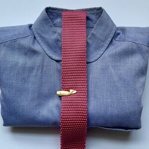 J. Crew Off-White Whale Tie Bar